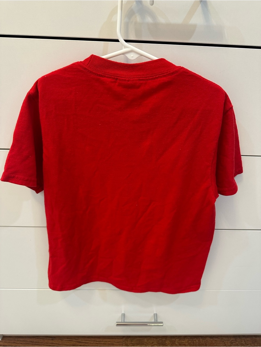 Red Kids Graphic Tee - "Who Would Win" Size S - Picture 2 of 3
